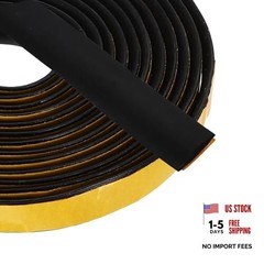 16.4FT Solid Rubber Weather StrippingPcs 7/9″ W x 16.4FT x 7/9″W x 1/5″H 2