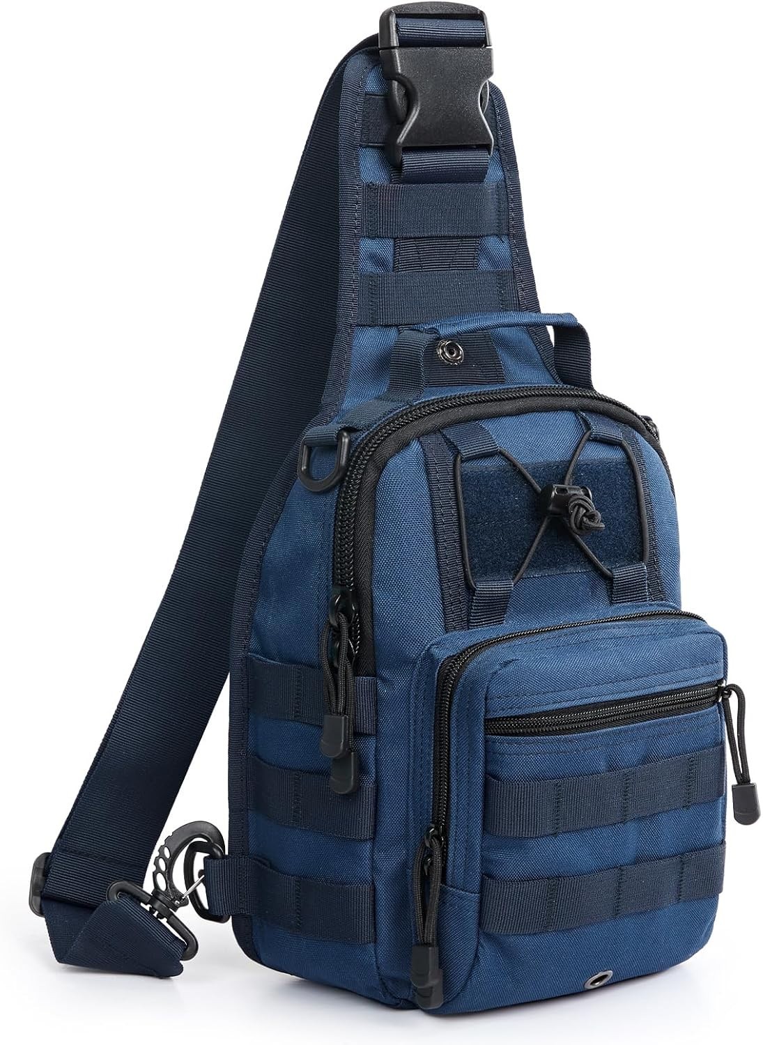 Durable Water-Resistant Travel Backpack with Multiple Compartments - Dark Blue 3