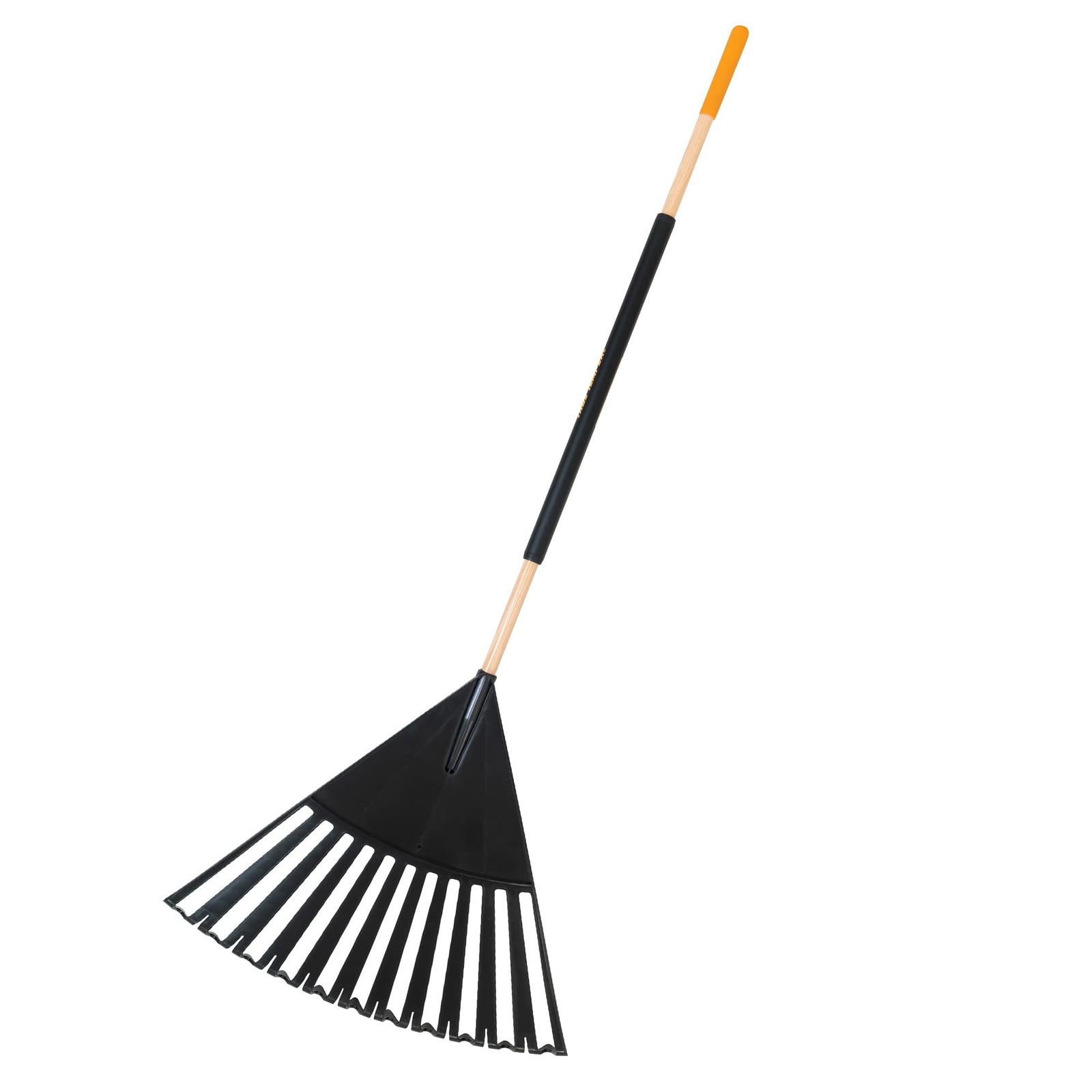True Temper 20212010 Clog Free Leaf Rake with Hardwood/Steel Handle, 24 Black gallery