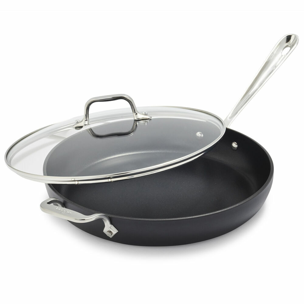 All-Clad HA1 Hard Anodized Nonstick PFOA Free 12" Fry Pan with Lid gallery