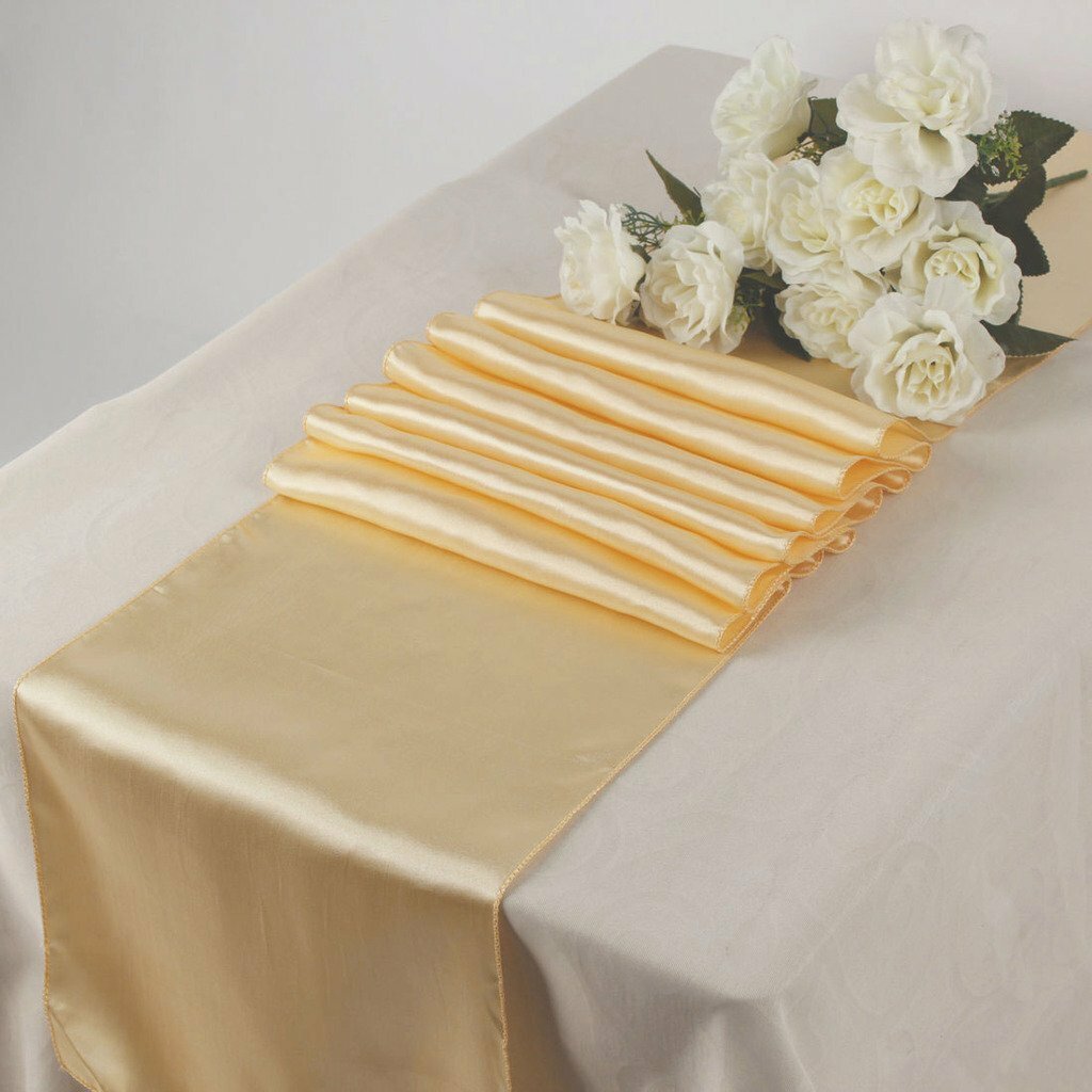 Table Runner Satin 12 x 108 Inch By Broward Linens (Variety Colors) gallery