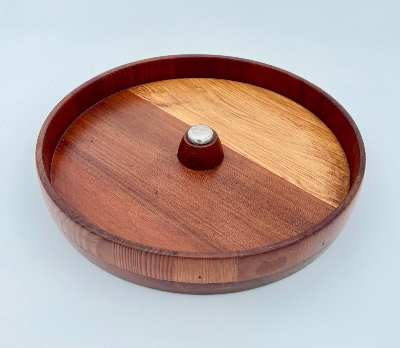Vintage California Redwood Nut Cracker Bowl Standard Specialty Co gallery