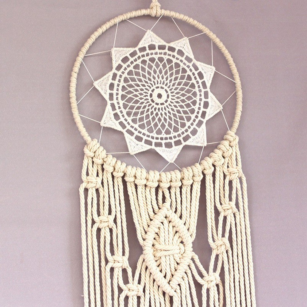 1pc Circle Macrame Kit Macrame Wall Hanging Supplies L2V51184 gallery