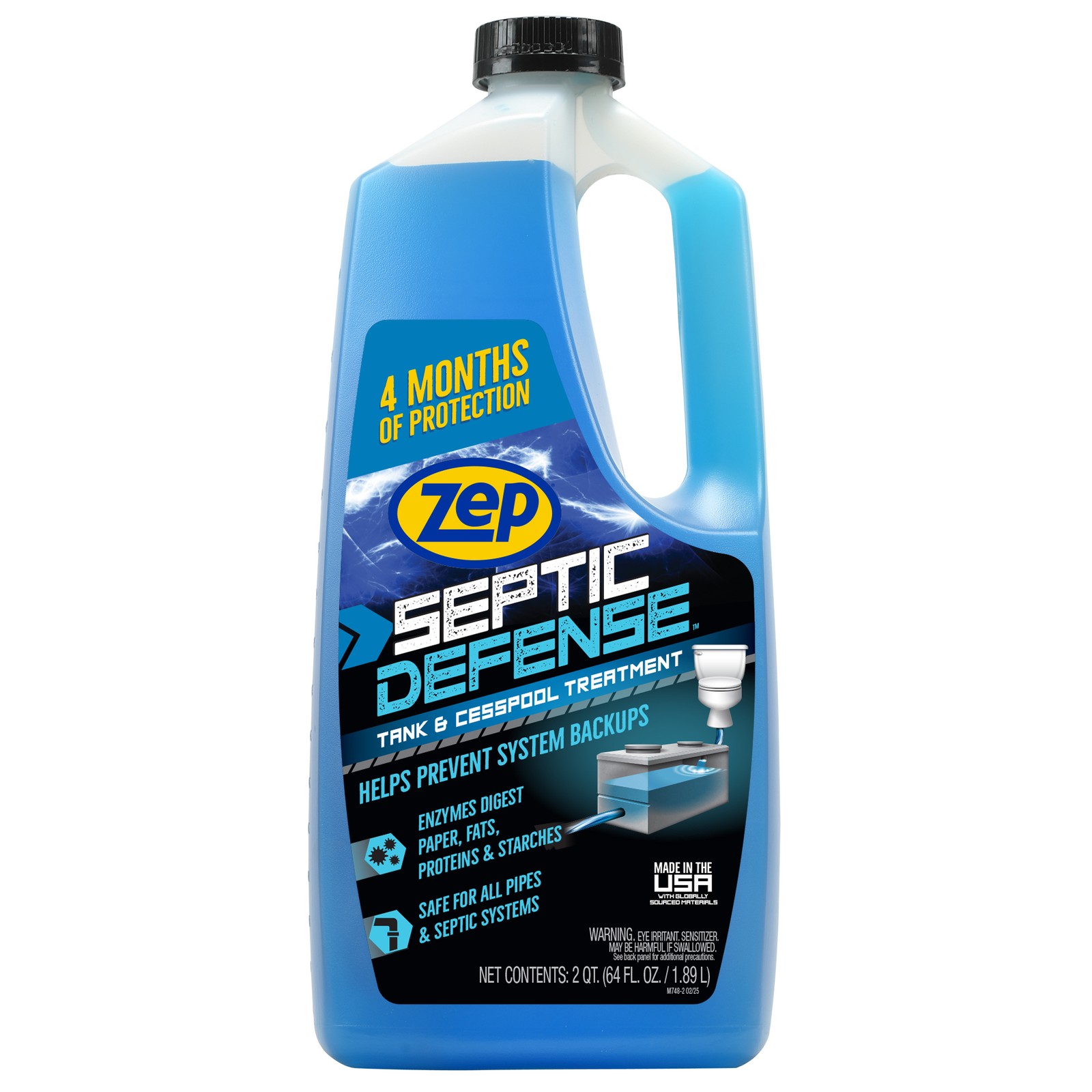 Zep Septic System and Cesspool Treatment Liquid - 64 Oz - ZLST648 gallery
