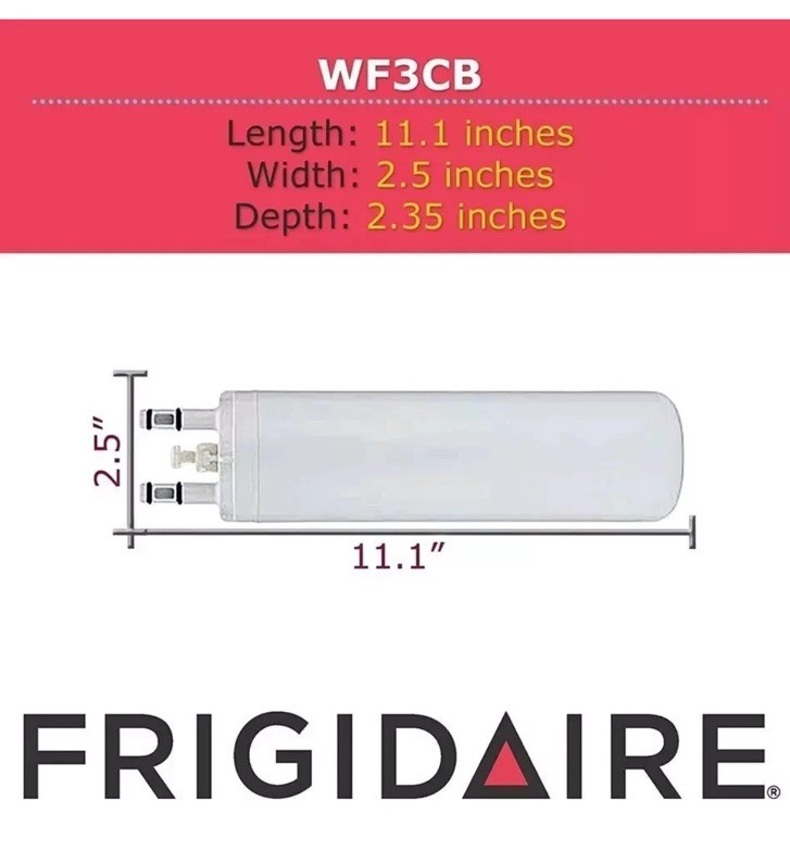 3 PACK Sealed Frigdaire WF3CB PureSource 3 Refrigerator Water Filter New gallery