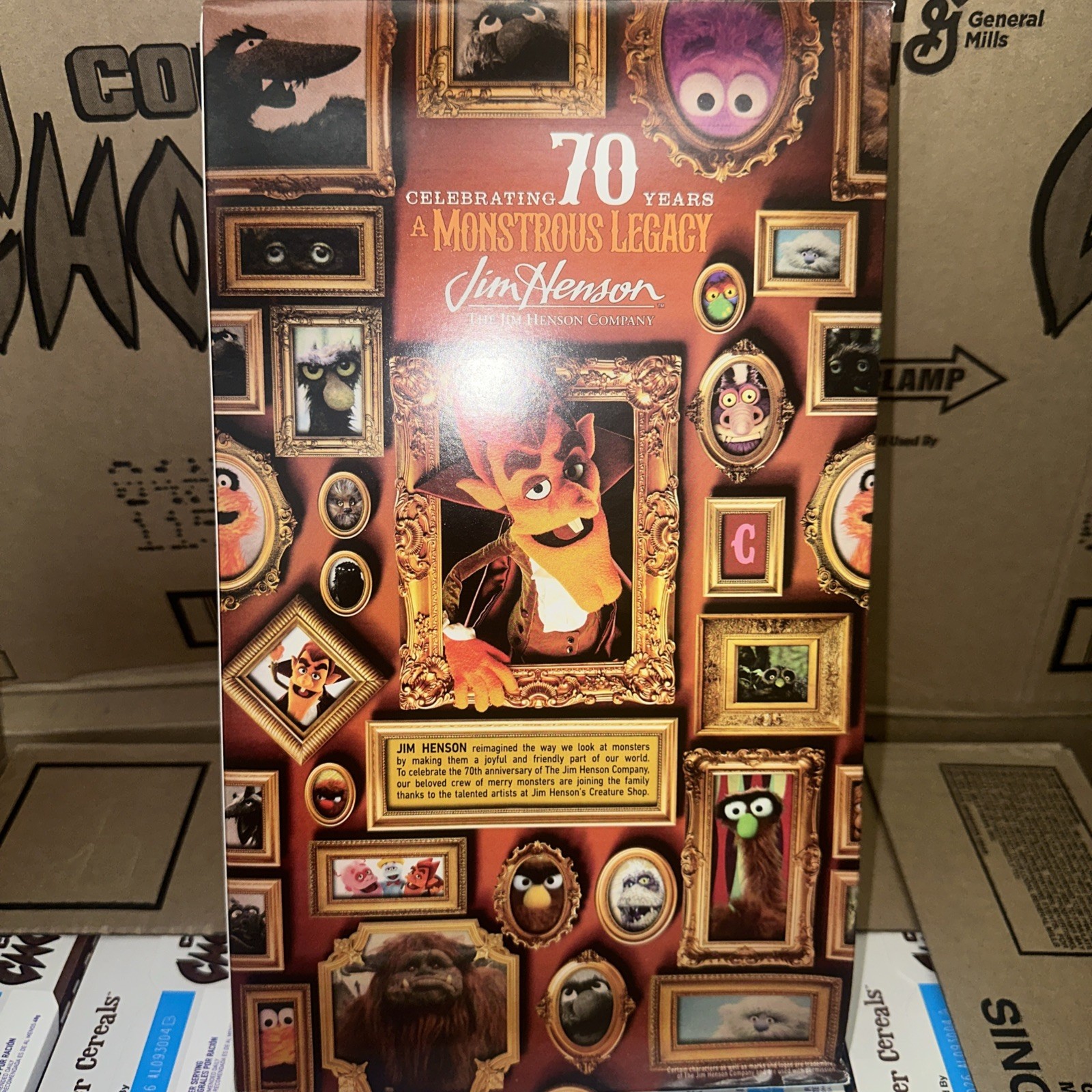 Jim Henson’s Count Chocula Cereal Limited Ed. Family Size 18.8 oz General Mills gallery