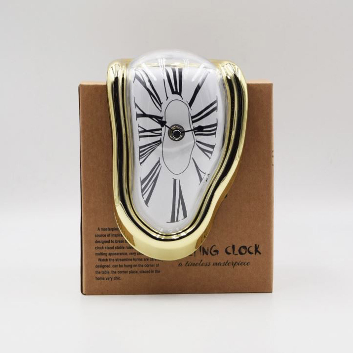 Salvador Dali Desk /Shelf Melting Clock - Silent & Fully Functional Clock gallery