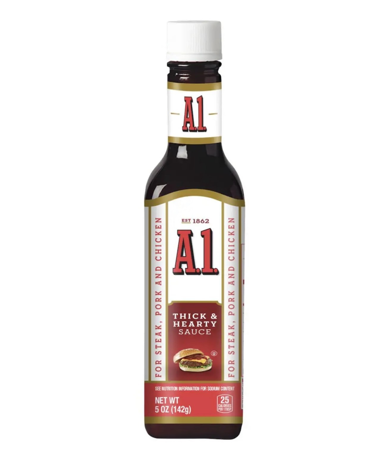 A.1. THICK & HEARTY STEAK SAUCE, 5OZ BTL, FOR STEAK, PORK AND CHICKEN!! gallery