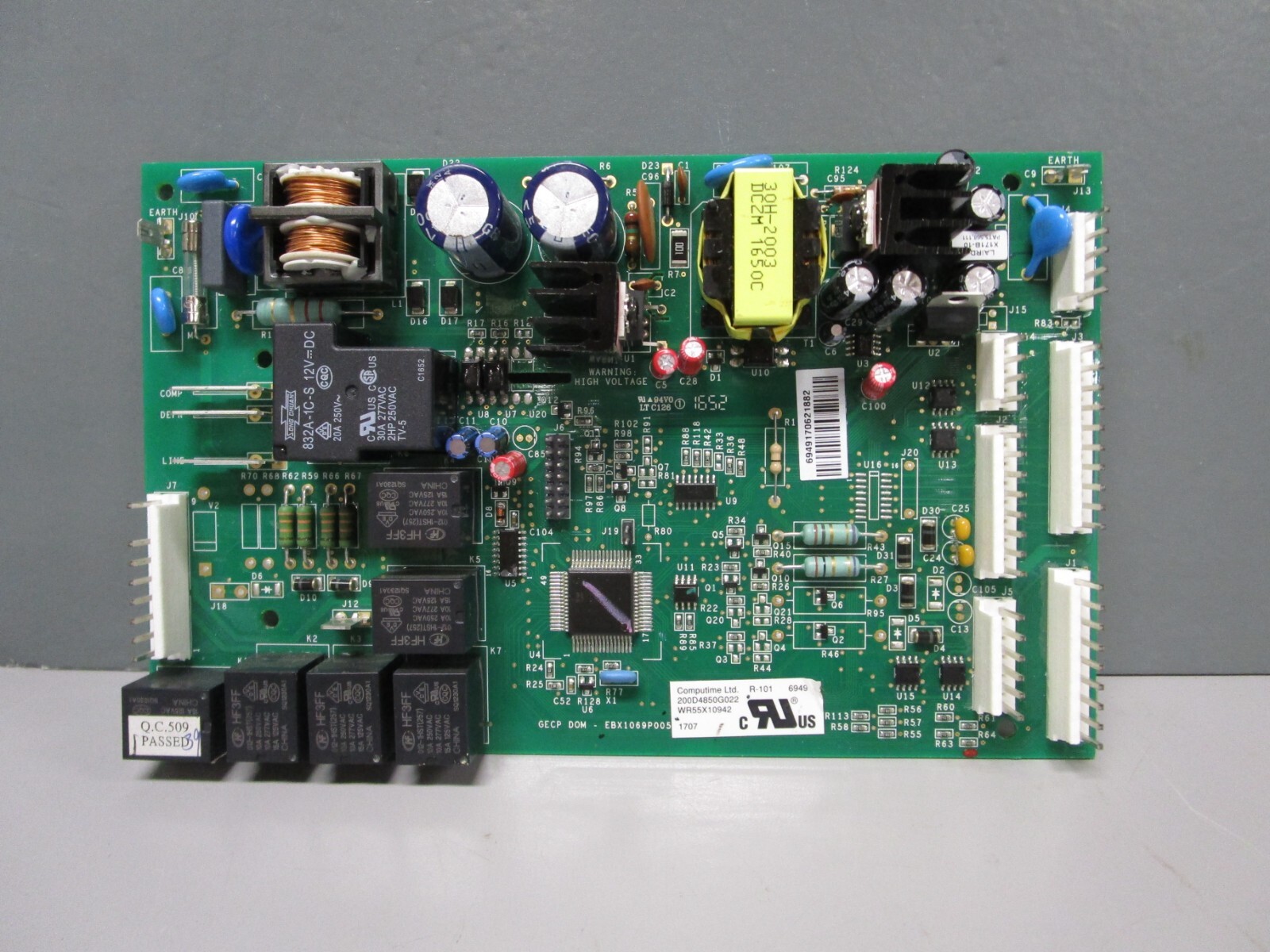 GE Range Main Control Board WR55X10942 200D4850G022 EBX1069P005 ASMN gallery