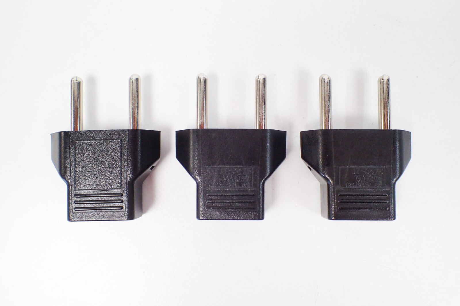 (110V to 220V) 3-PACK 220V Plug Adapter US Canada to EU Converter Korea Asia gallery