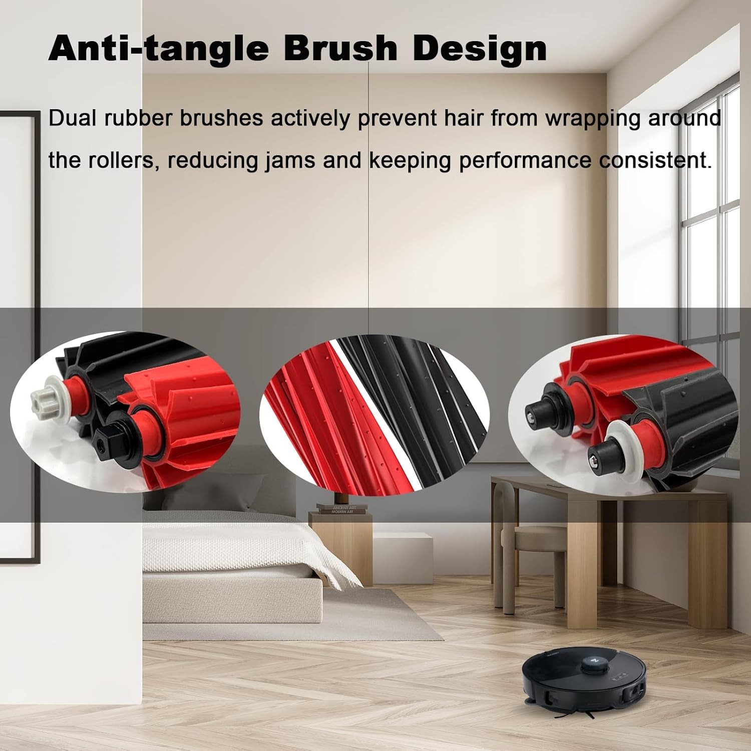Main Brush Replacement for Roborock S8 MaxV Ultra S8 Max Ultra Qrevo Master gallery