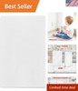 Screwless Child Safe Wall Plate Cover 1-Gang White - Listed, 4.68"x2.93" gallery