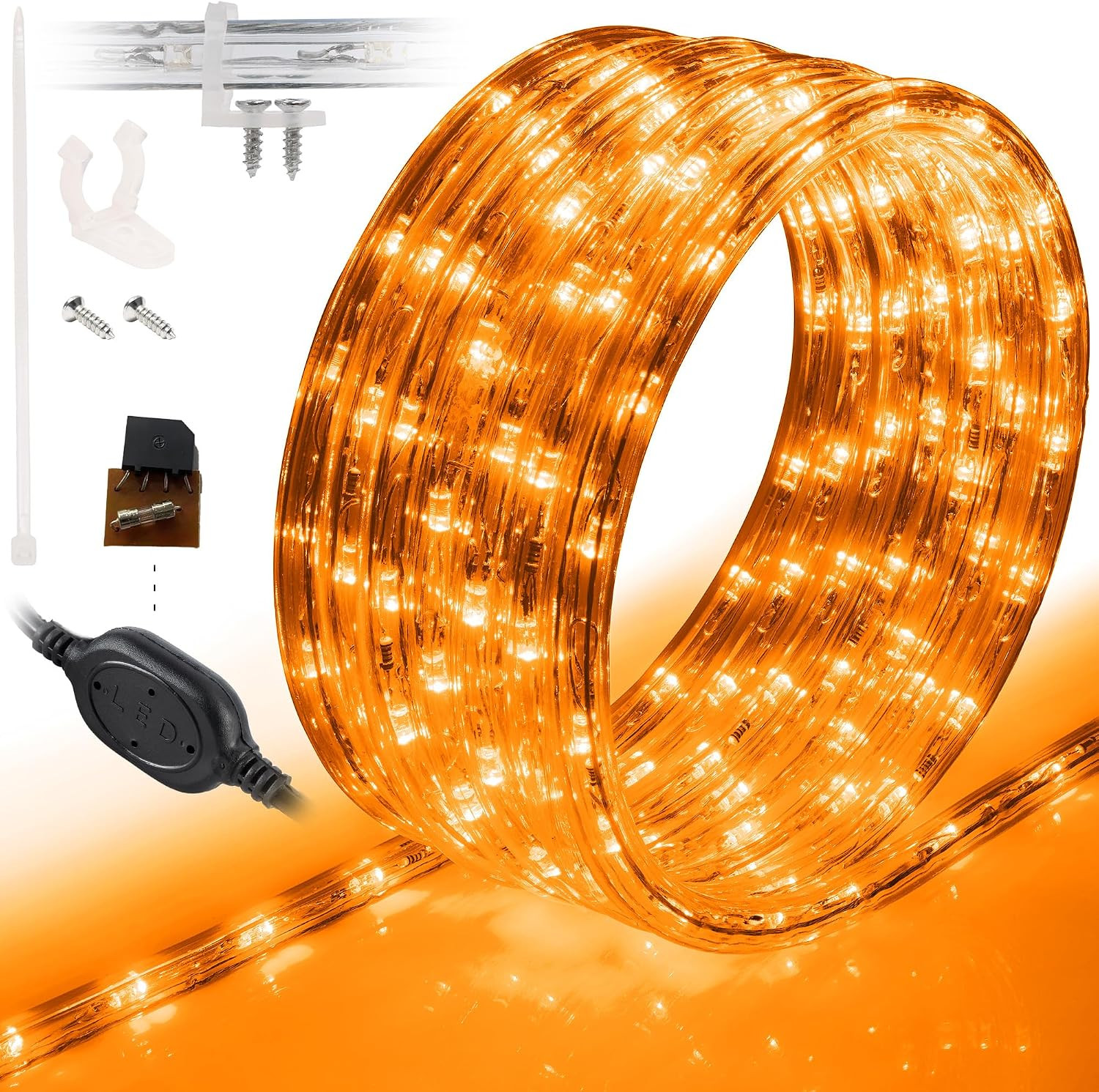576Leds 50Ft LED outside Rope Lights, Outdoor ETL Certified Waterproof Permanent gallery