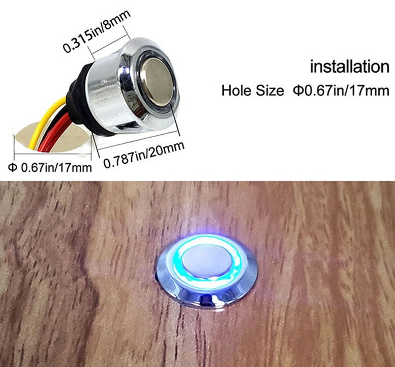 NEW! 12VDC Touch Switch + Dimmer Controller For LED Strip Light DC 5V -24V 2pcs gallery