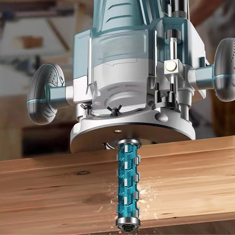 Spiral Flush Trim Router Bits Double Bearing Woodworking Mill Cutter 1/2'' Shank gallery