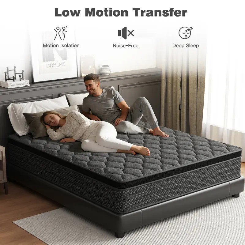10/12/14Inch Bed Memory Foam&Spring Hybrid Mattres King Queen Full Twin In Box gallery