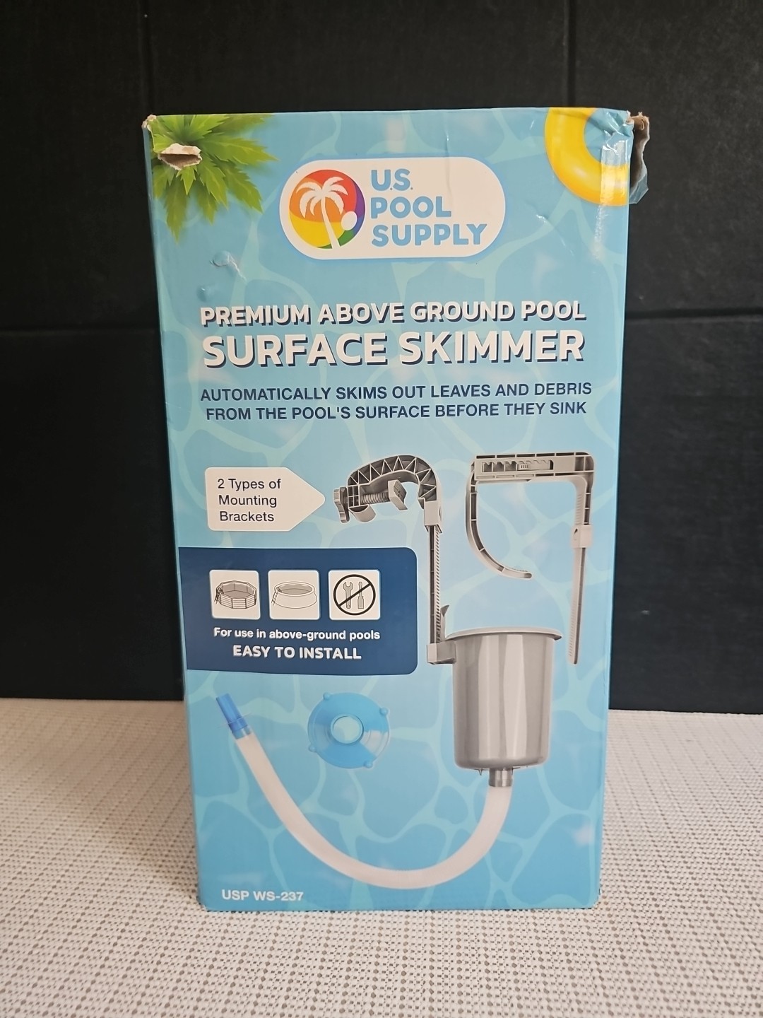 U.S. Pool Supply 3.5L Surface Pool Skimmer Above Ground Pool Debris Basket gallery
