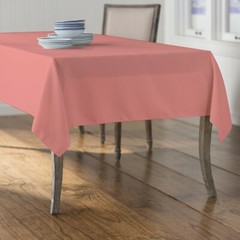 LA Linen Polyester Poplin Rectangular Tablecloth, 60 by 126-Inch. Made in USA