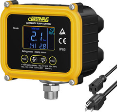 Smart Adjustable Pressure Switch for Well Pump, Automatic Water Pumps Switch, Dr