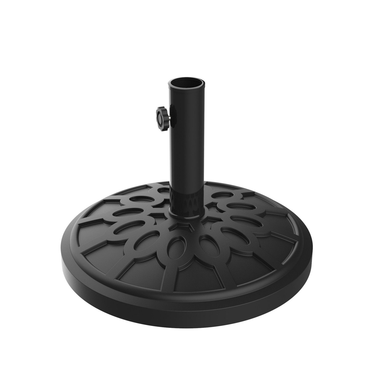 Umbrella Base - Heavy-Duty 19Lbs Weighted Outdoor Stand For Patio Table Tilt gallery