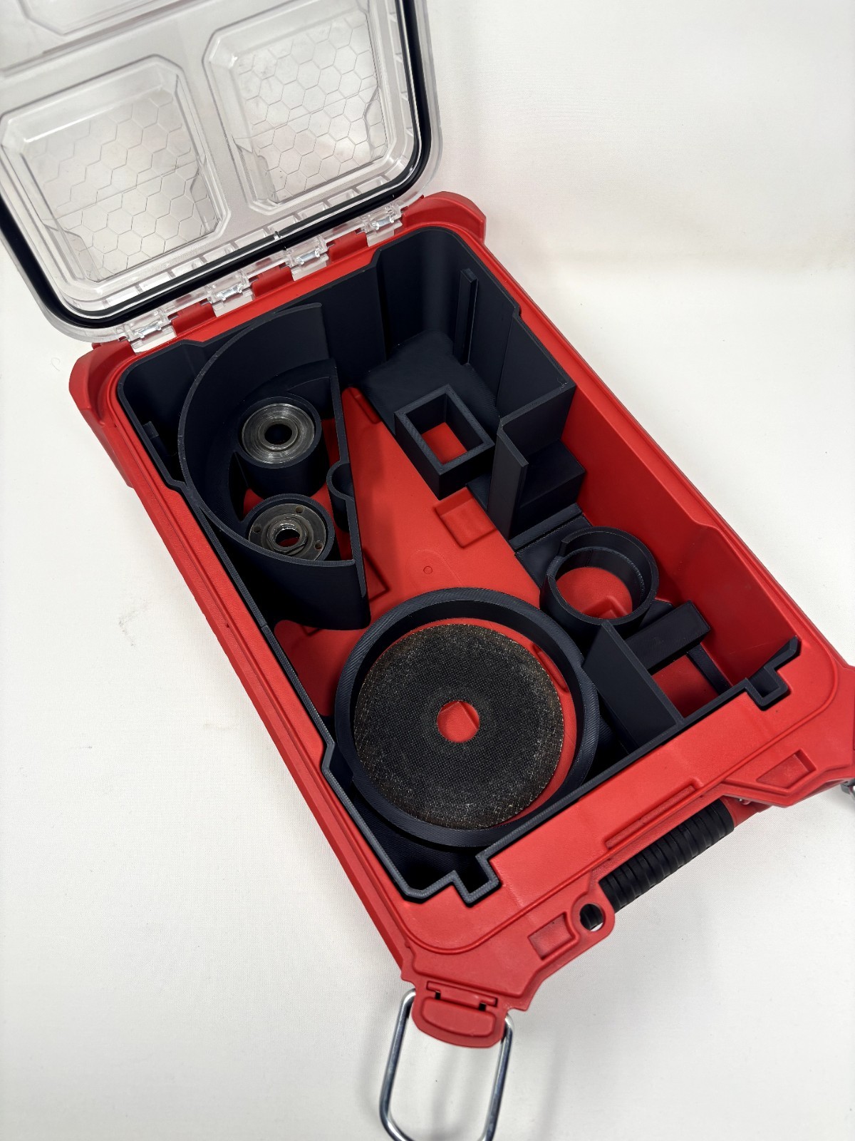 Fits Milwaukee Packout Deep Storage Tray INSERT for 4 1/2" Grinder & Accessories gallery