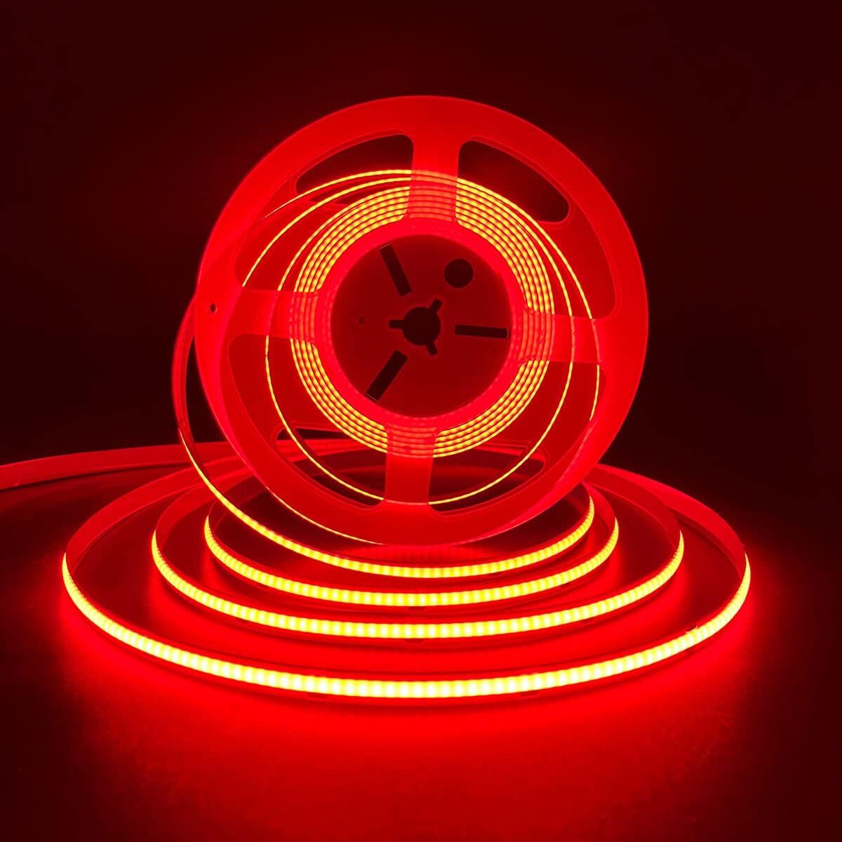 16.4ft 384leds/m COB LED Light Strip Bendable Tape for Boat Car Room Sign Decor gallery