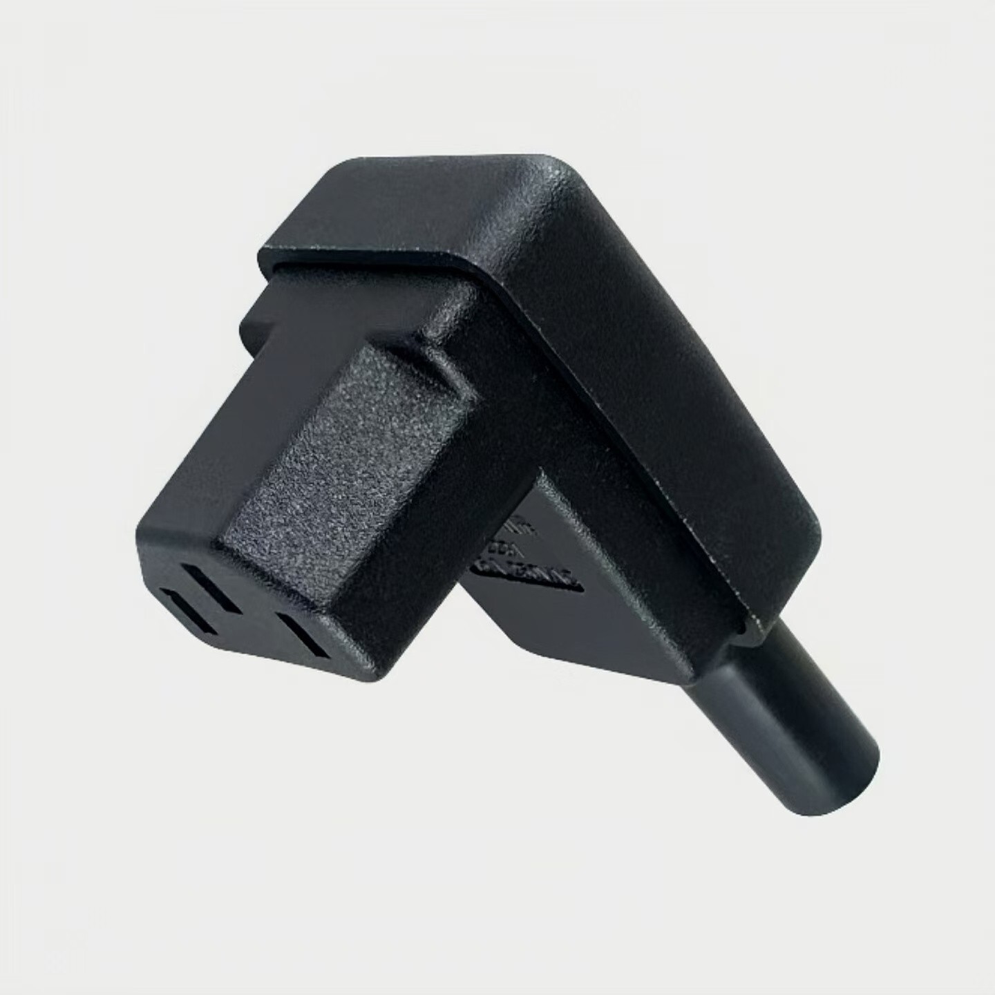 IEC C13 Ac Power Plug Lower Bend UL Certification, 10A/15A 250Vac Power Plug gallery