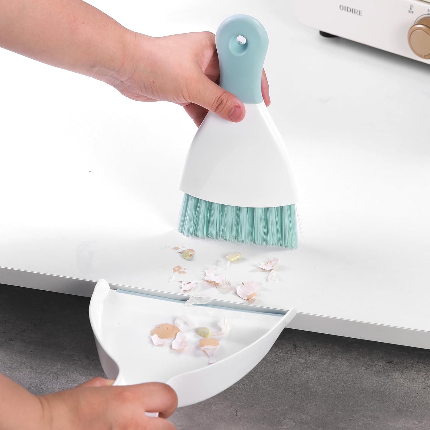 Mini Dustpan and Brush Set 2 Pack, Small Broom and Dustpan Set Dust Pan gallery