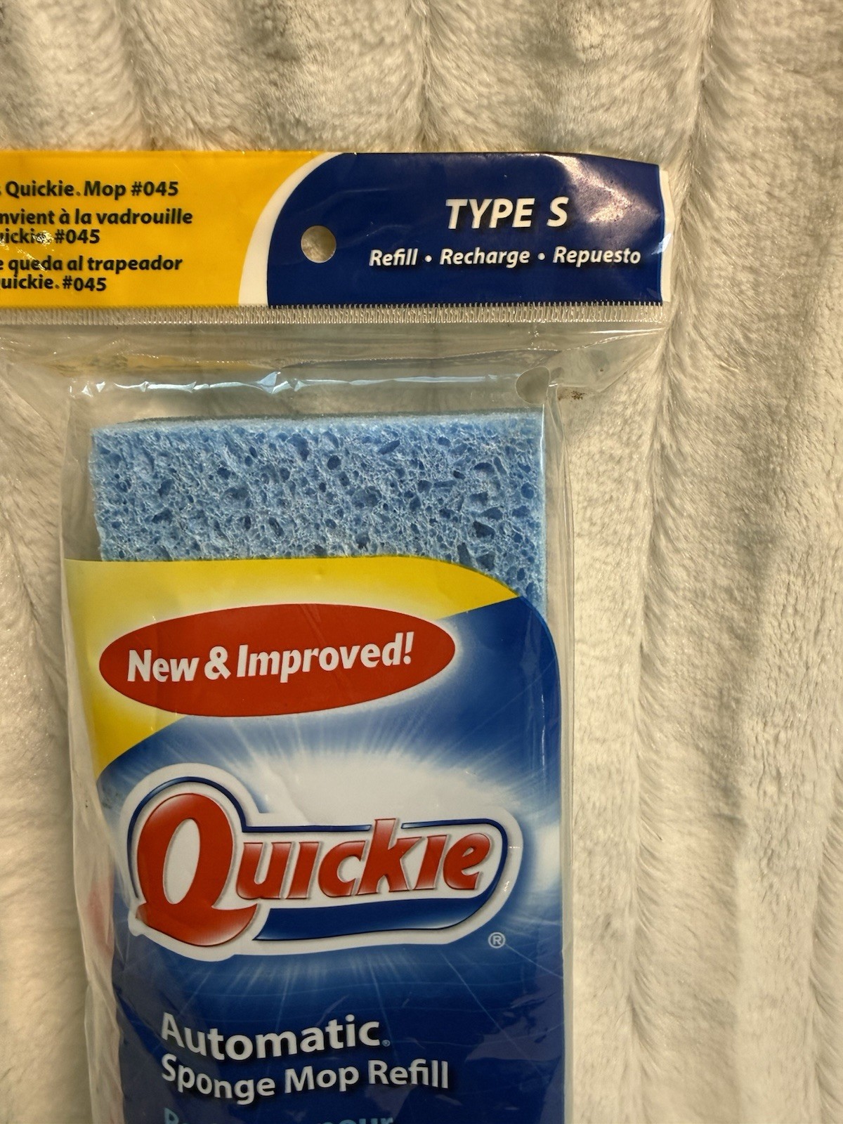 Quickie Original Automatic Sponge Mop Refill Type S Fits Mop #045 NEW 2014 gallery
