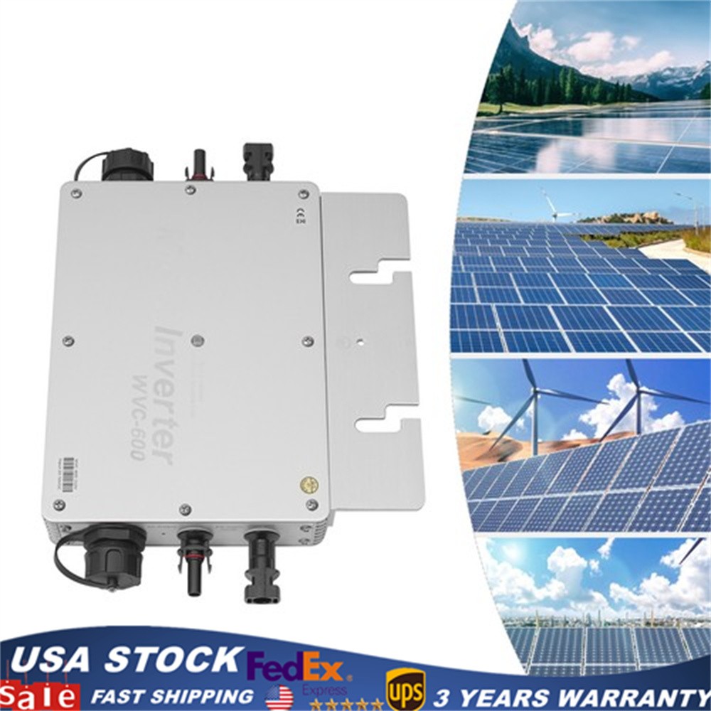 Solar Micro Inverter 600W Grid Tie MPPT Pure Sine Wave DC to Waterproof gallery
