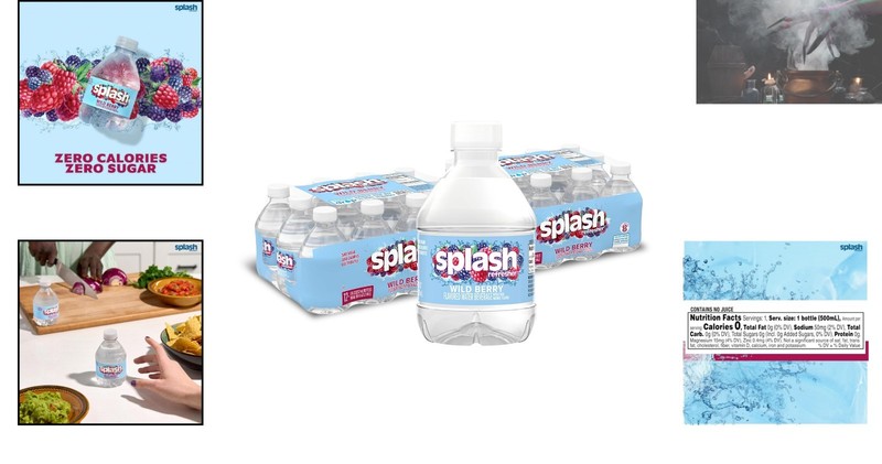 Hydrate with Splash Blast Wild Berry - 24 x 8 Fl Oz Mini Bottles, Sugar Free gallery