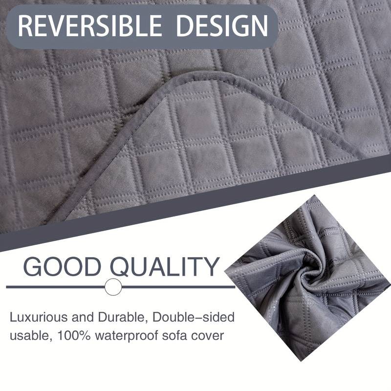 Waterproof & Washable Reversible Sofa Cover Recliner protector for Pet Friendly gallery