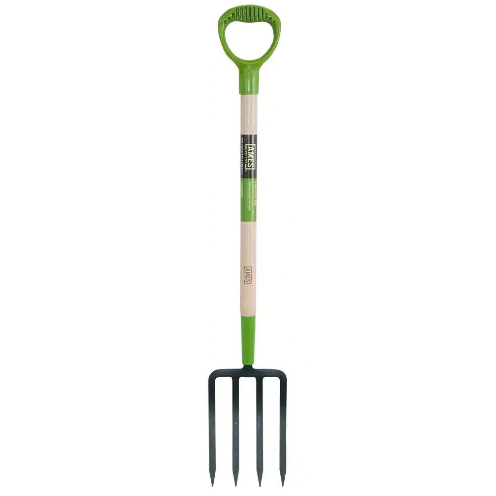 26 In. 4-Tine Forged Spading Garden Fork gallery