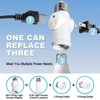 Light Socket to Plug Adapter 2 Pack, 2&3 Prong Light Bulb Outlet Socket Adapt... gallery