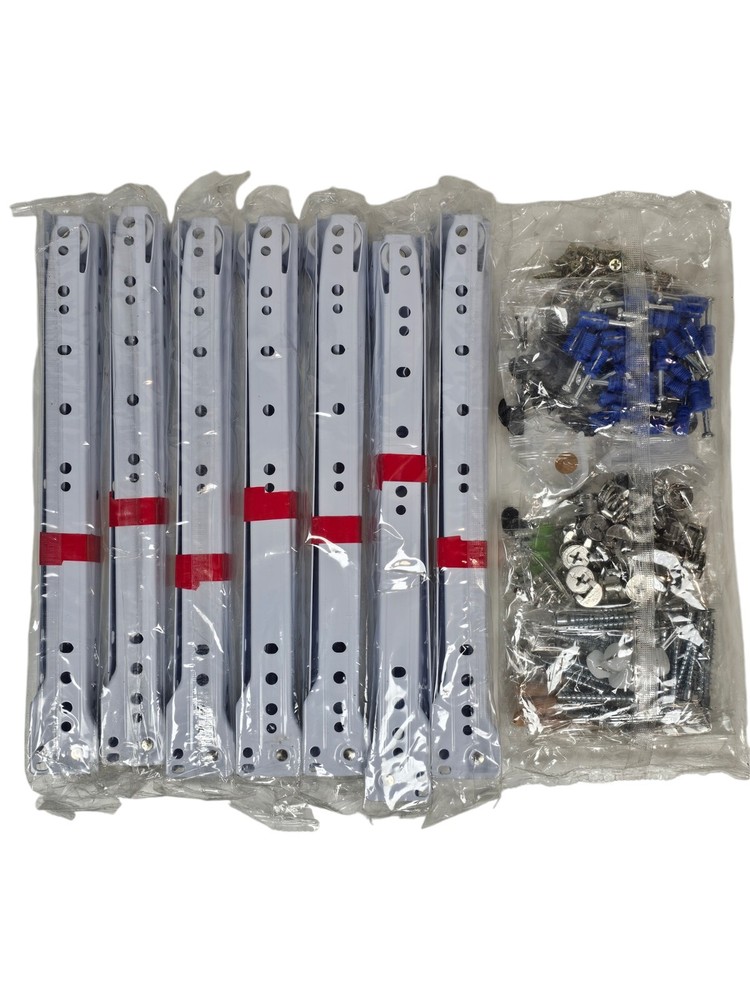 14 Pair Self Closing Bottom Mount Drawer Slide Replace Drawer Track Hardware Fit