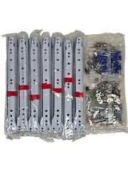 14 Pair Self Closing Bottom Mount Drawer Slide Replace Drawer Track Hardware Fit