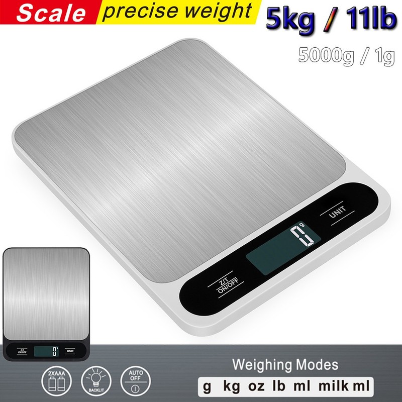 Digital Kitchen Food Scale Diet Scale Multifunction Weight Balance 5KG/1g 11lbs gallery