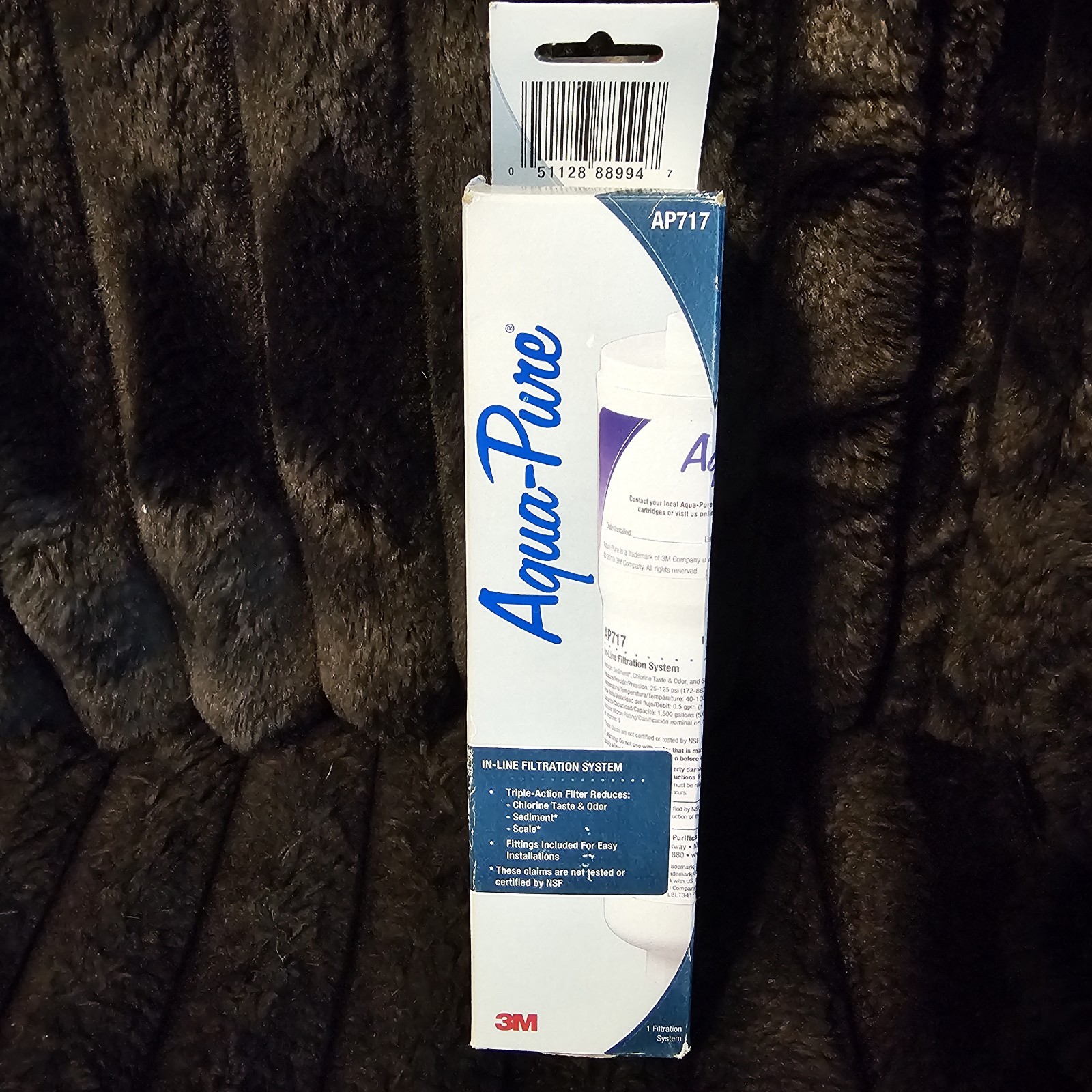 3M Aqua-Pure AP717 5 Micron Inline Carbon Water Filter 1/4 NPT gallery
