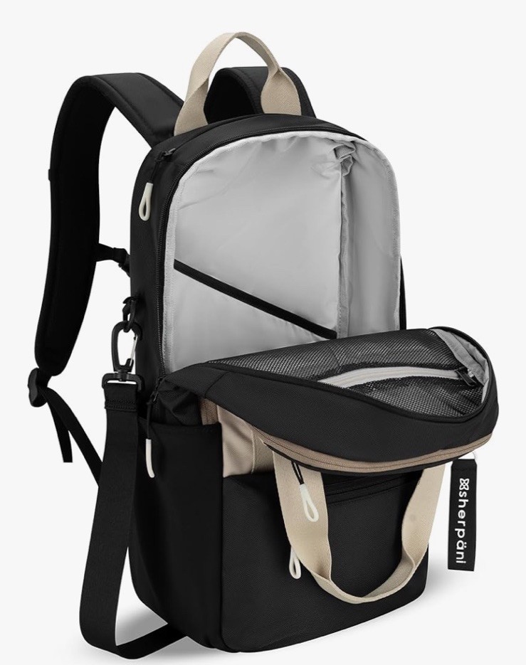 Sherpani Camden Backpack - Con Leche New With Tags 3