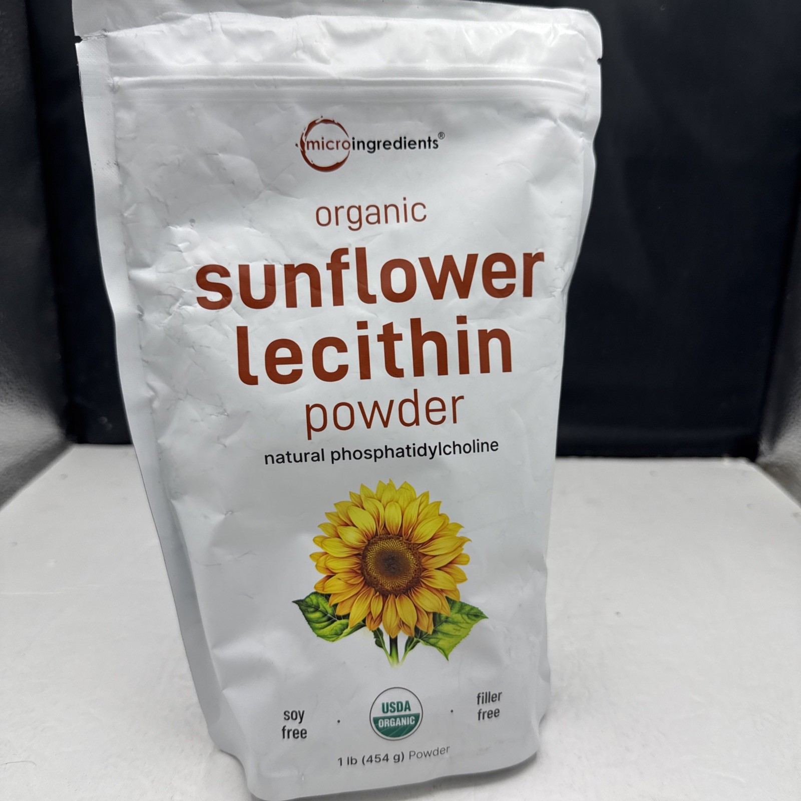 Micro Ingredients Organic Sunflower Lecithin Powder, 1 Pound, Sustainable 4/2027 gallery