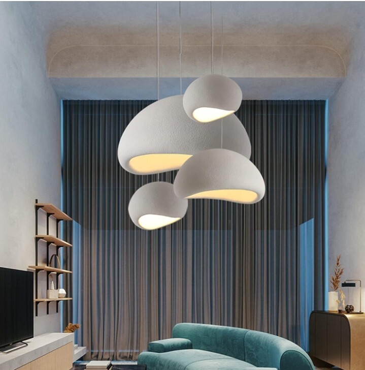 30cm Modern Pendant Light Matte White E26 for Dining Room Kitchen Island gallery