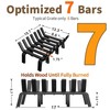 Amagabeli Fireplace Grate 17 Inch with 8 Support Legs Solid Steel Heavy Duty ... gallery