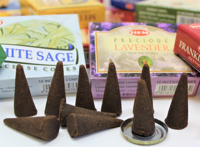 Hem Top / Best Seller Assorted Incense Cones, Bulk Lot Packs, 100 Cones Total gallery