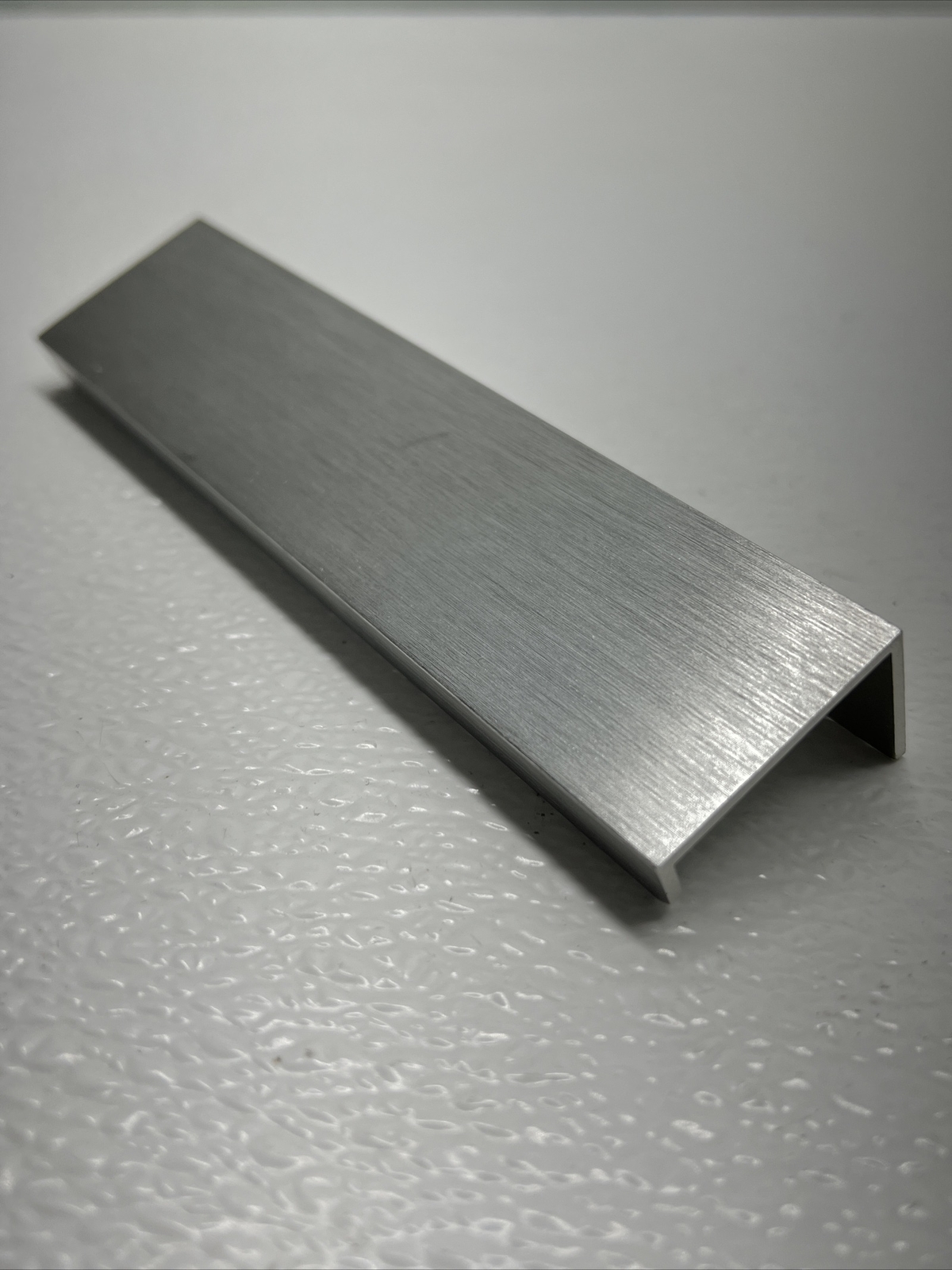 Brushed Satin Nickel Finger Edge Pulls Aluminum Cabinet Door Handle Modern 6” gallery