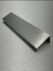 Brushed Satin Nickel Finger Edge Pulls Aluminum Cabinet Door Handle Modern 6”