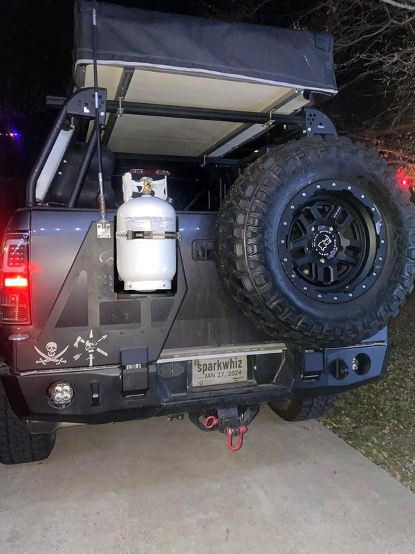 5LB Propane Tank Mount Aluminum Bracket for Vehicles RV OffRoad and Overland gallery