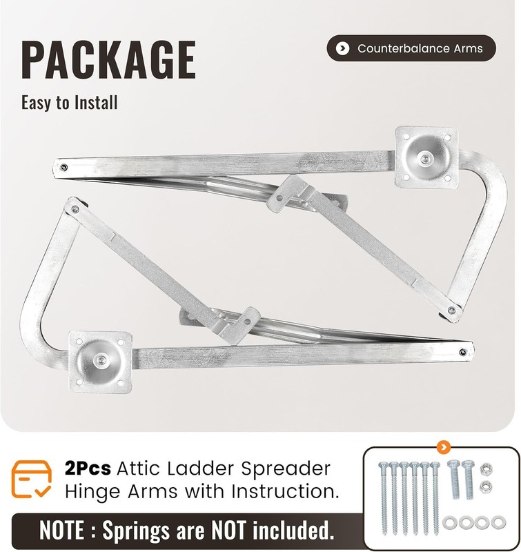 Upgrade Werner Attic Ladder with Hinge Arms gallery