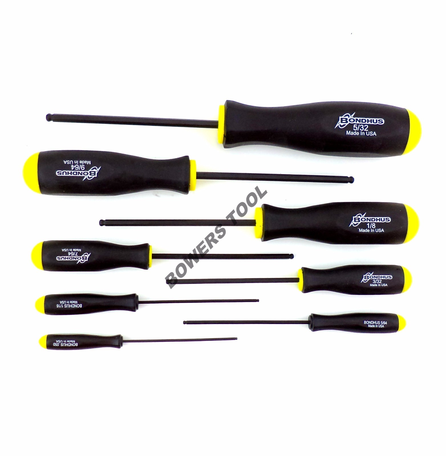 Bondhus 22pc Ball End Hex & Torx Screwdriver Set Metric SAE Standard MADE IN USA gallery