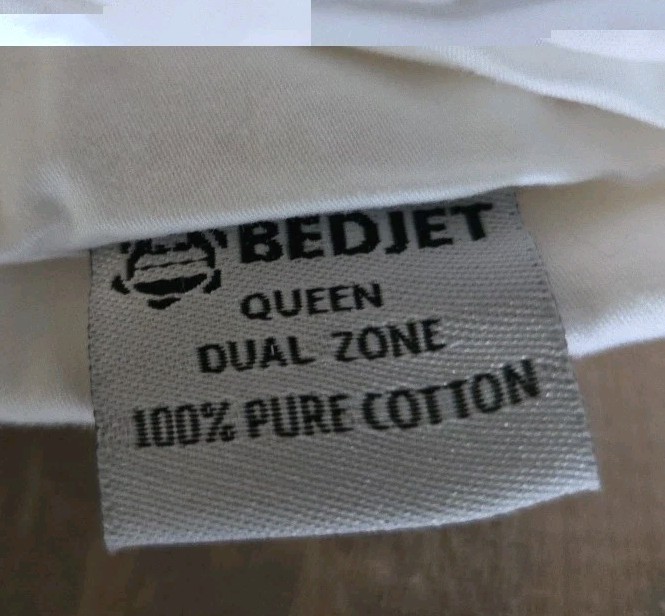 BedJet Queen Dual Zone Cloud Sheet 100% Cotton 92" x 96" gallery