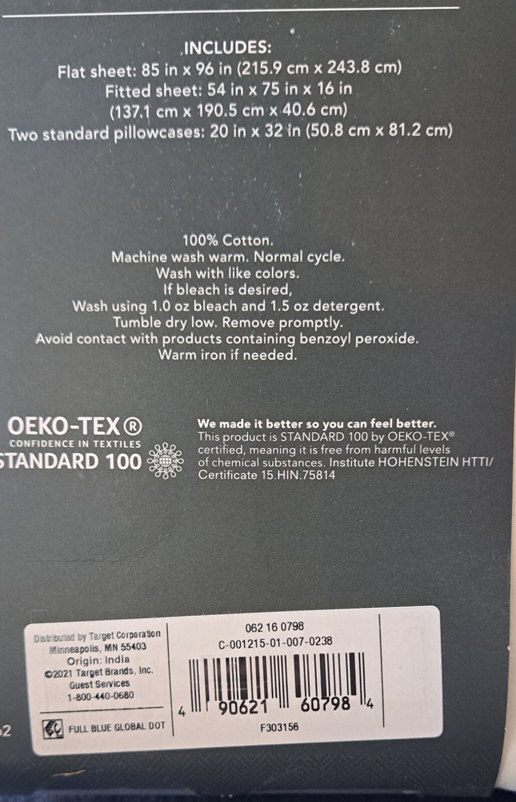 FULL SIZE SHEET SET 400 Thread Count Printed Performance 100% Cotton Threshold! gallery